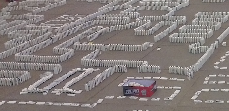 As part of the Manchester Science Festival 2012, Matt Parker decided to demonstrate how computers worked by building one out of dominoes. This page wi