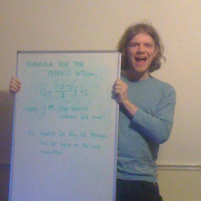 Like the formula for the perfect sitcom (link)!